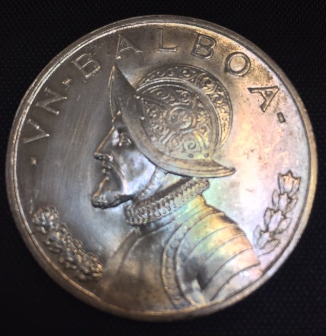 Latest-Purchase:-1947-Balboa-From-Panama,-With-A-Bit-Of-Original-Luster