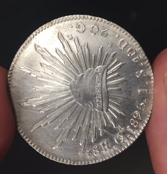 1614-Overijssel-Lion-Thaler-And-1895-Cap-&-Ray-Guadalajara-8-Reales