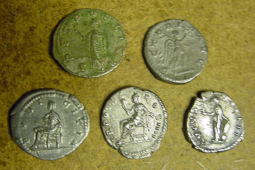 Roman-Coins-Bought-In-A-Bethlehem-Antique-Shop