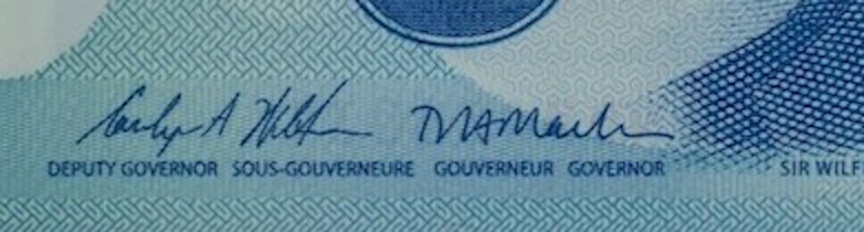 Canadian-Paper-Money--New-Signature-Out-In-Circulation