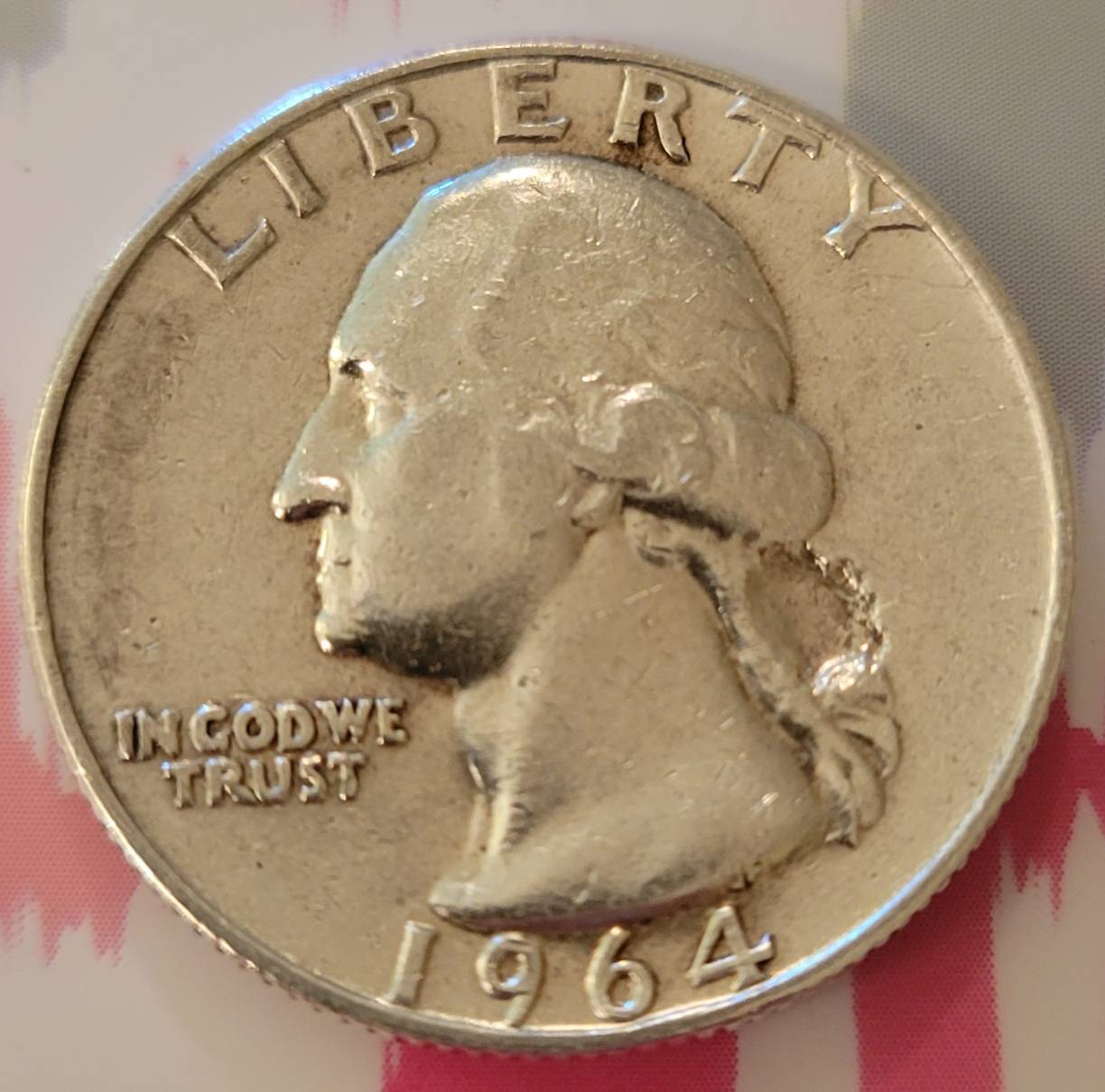 1964-D-Washington-Quarter-Possible-Die-Chip-Error