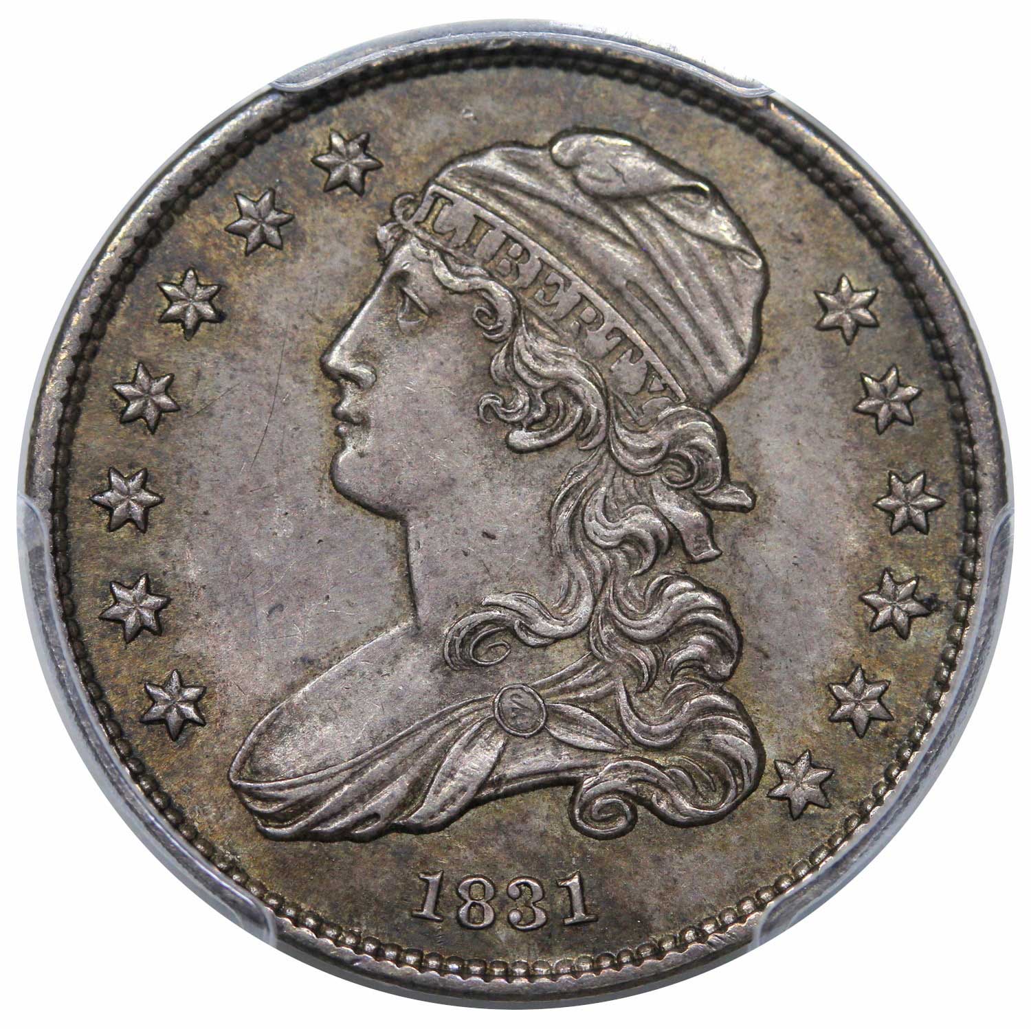 1831-Capped-Bust-Quarter-In-A-PCGS-Holder
