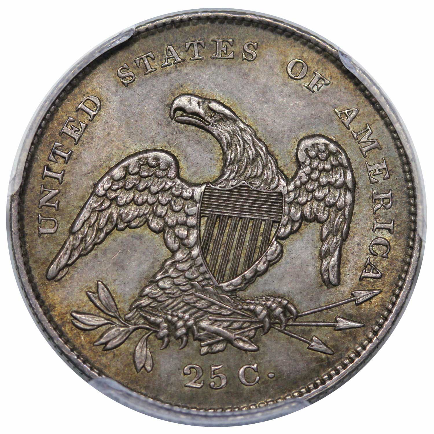 1831-Capped-Bust-Quarter-In-A-PCGS-Holder