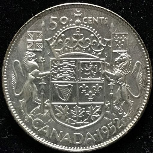 1952-Canadian-50-Cent-With-Double-Hp?