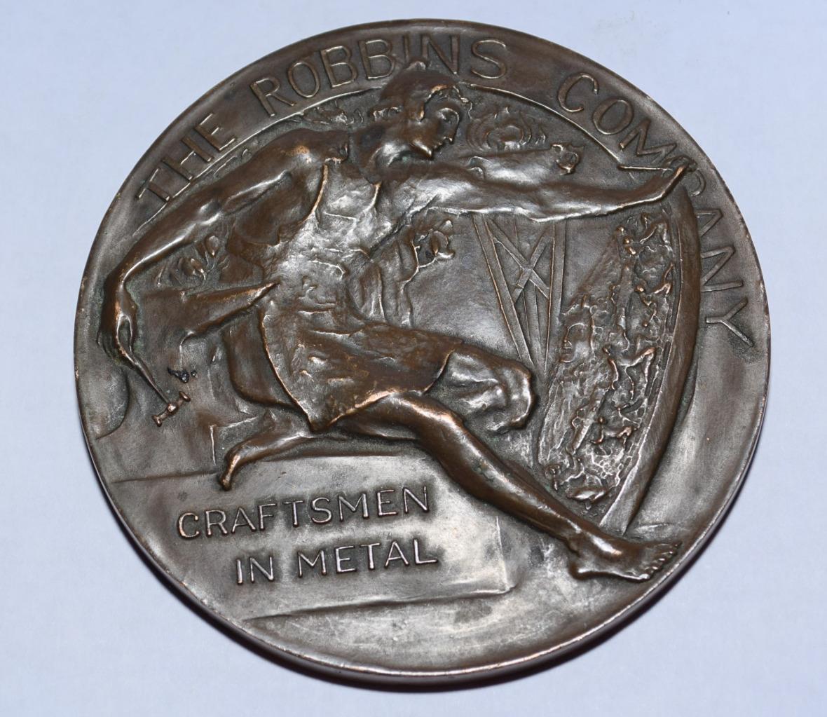 Medal---The-Robbins-Company---Craftsmen-In-Metal,-Attleboro,-Massachusetts.