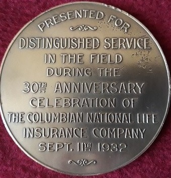 The-Columbian-National-Life-Insurance-Co.-Medal