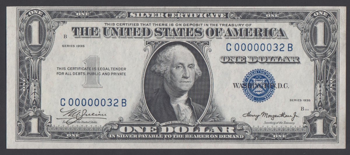1928-$1-Silver-Certificate,-Special-Paper