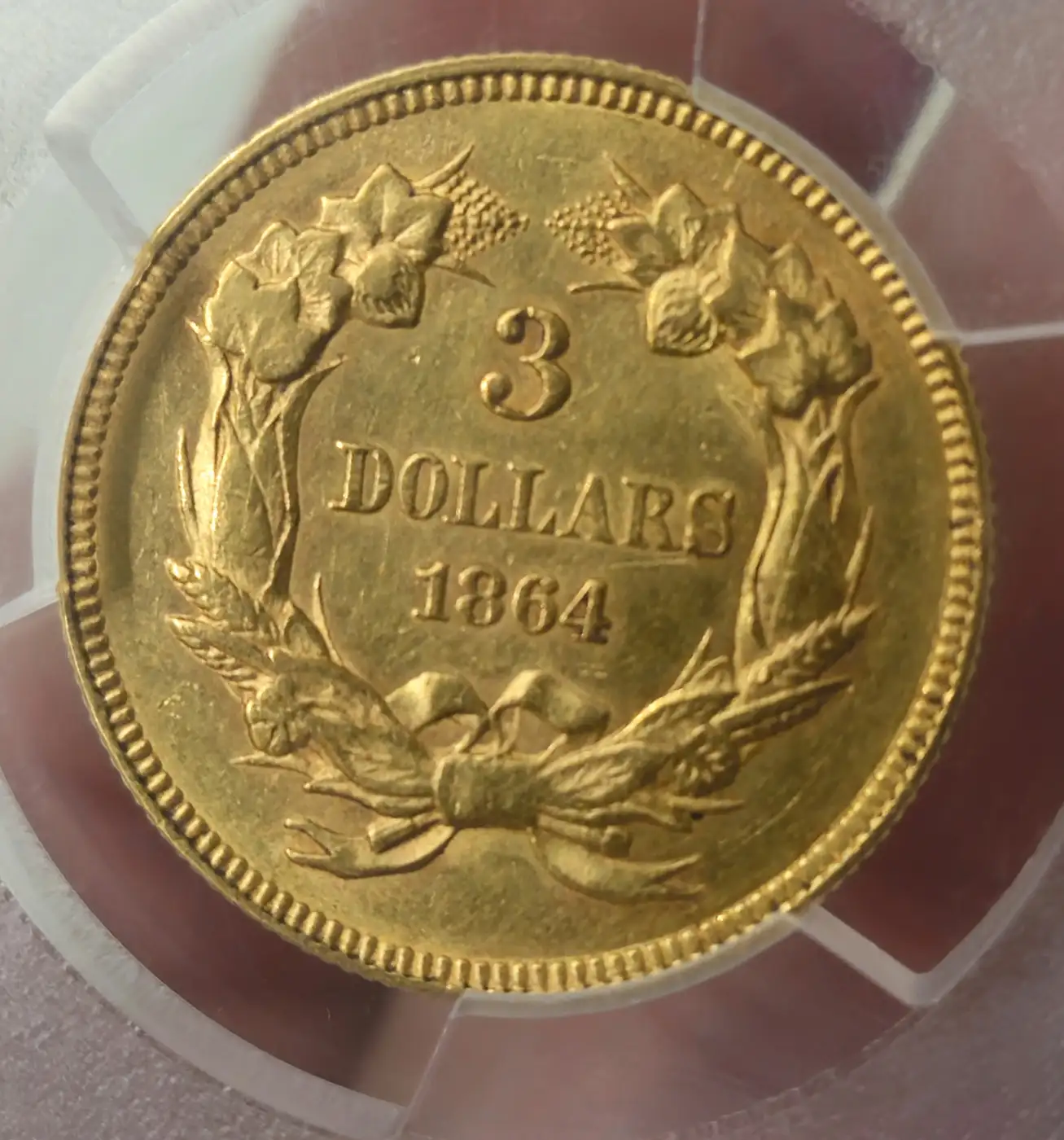 You-Vs-PCGS---1864-$3-Gold