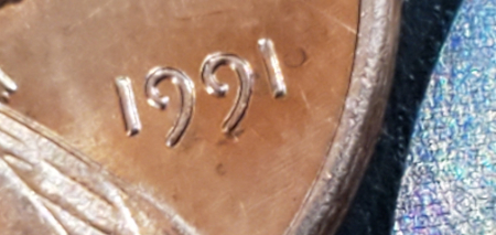 1991-Lincoln-Cent-W/-Multiple-Errors?