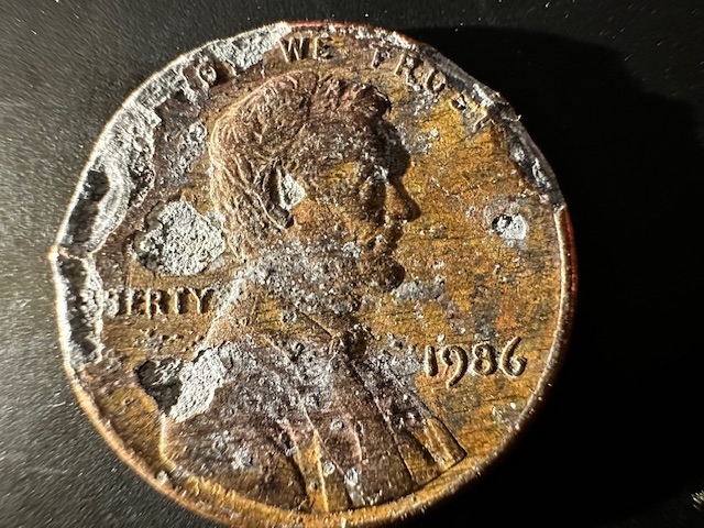 1986-Lincoln-Penny--Damaged