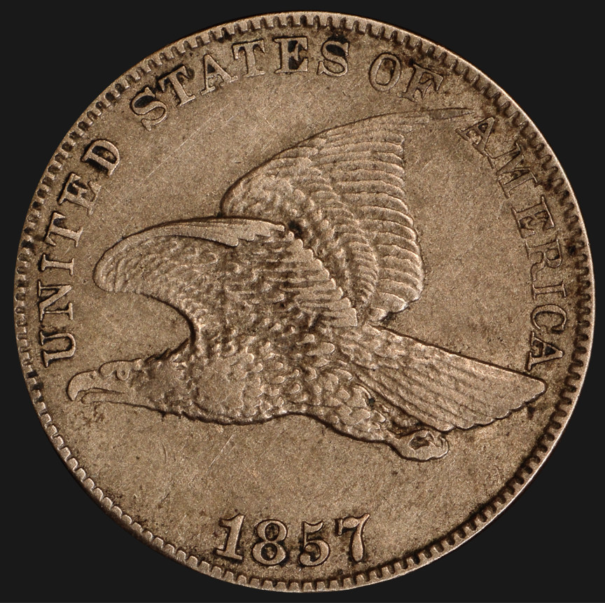 1857-Flying-Eagle-Obv.-Of-1856