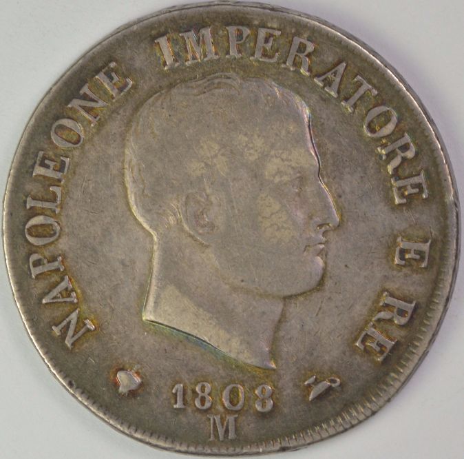 Napoleon-Bonaparte---5-Lire-1812-M---Kingdom-Of-Italy