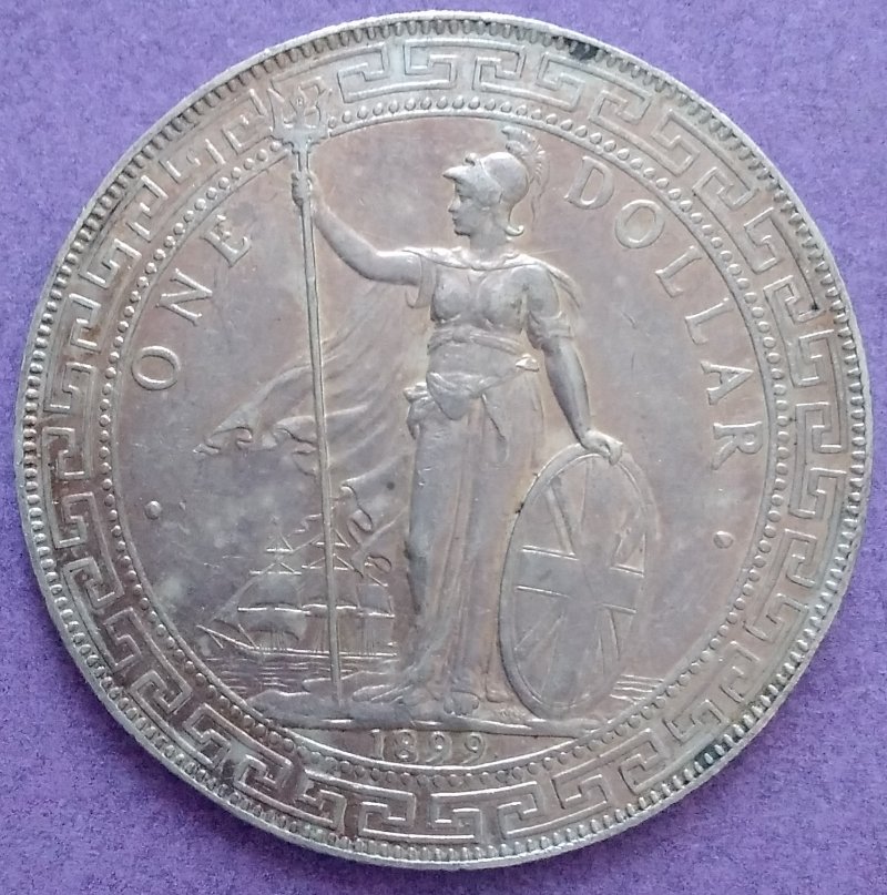 A-British-Far-East-Trade-Dollar-1899--Smaller-Planchet-And-Different-Die