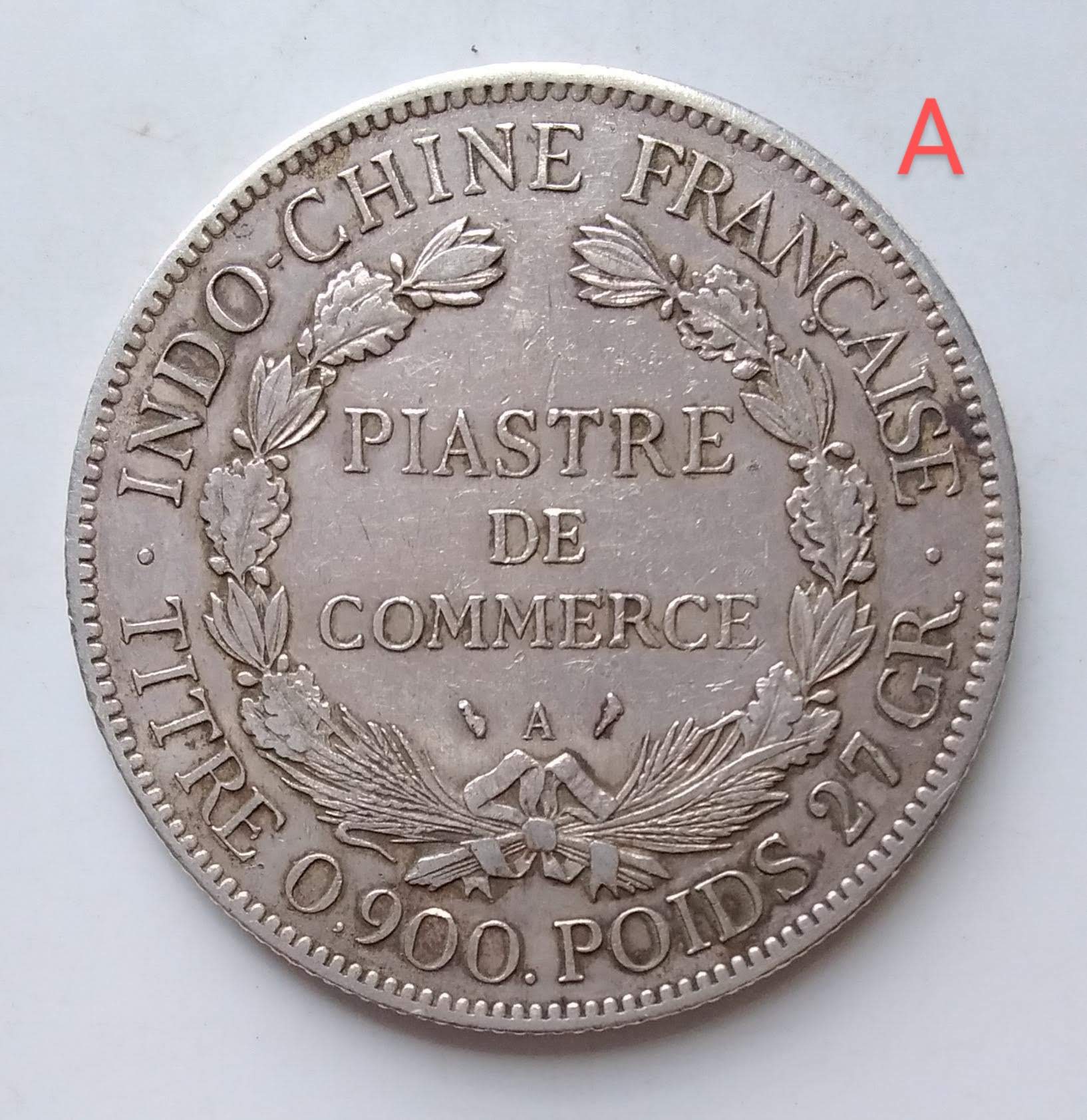 1909-French-Indo-China-Piastre.-Probably-A-Contemporary-Fake-Or-Was-It-A-Fraud-From-The-Mint?