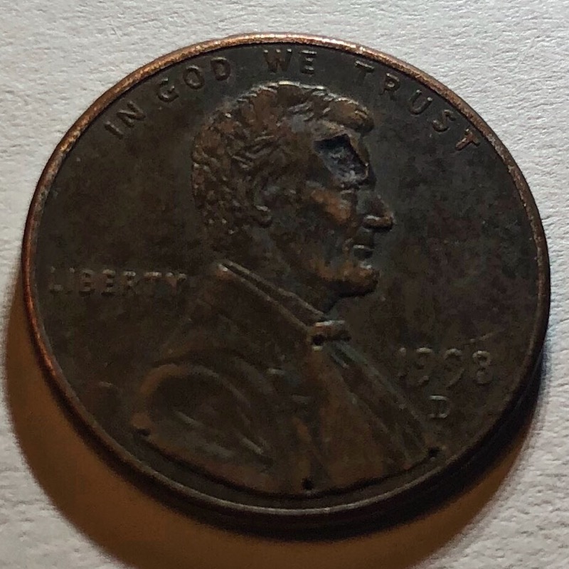 Is-This-Hole-On-Lincoln’s-Face-On-My-1998-D-Penny-An-Error?