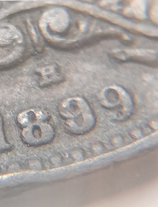 1899-H-North-Borneo-One-Cent-9/8-Overstrike---There-Were-No-Coins-Made-In-1899