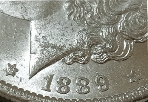 1889-O--Morgan-Dollar-Clashed-Reverse-+-Obverse---Help-With-VAM