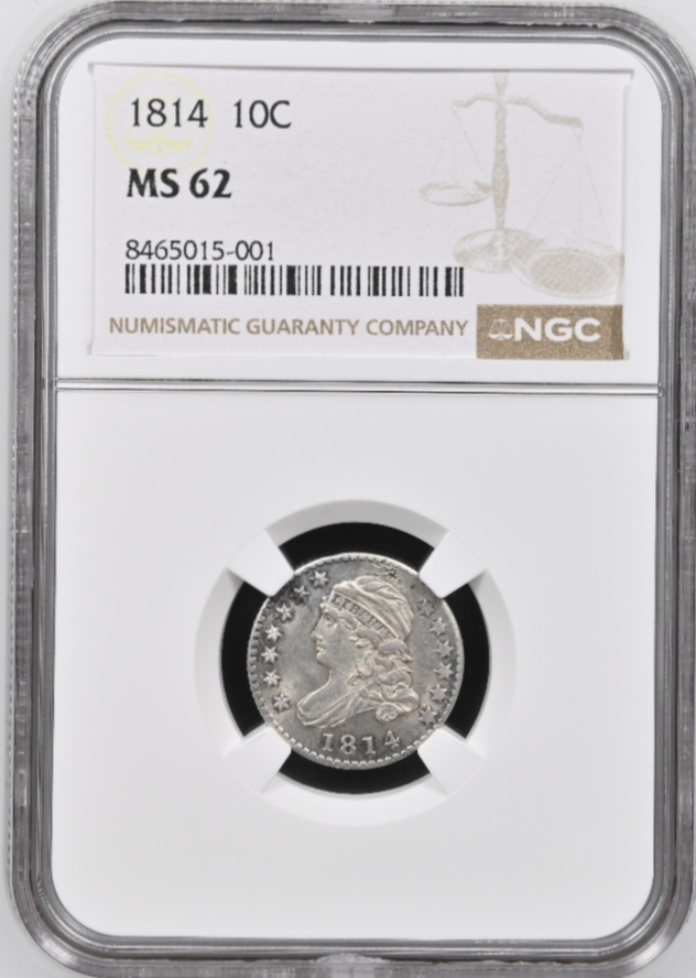 High-Grade-1814-10c-Liberty-Cap-Dime-Guess-The-Grade-Game---Answer-Posted-On-30th-July