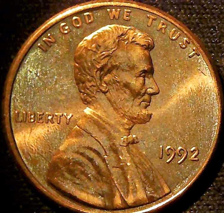 1992-Lincoln-Penny-Unloaded-To-Check-Grading-Ability?
