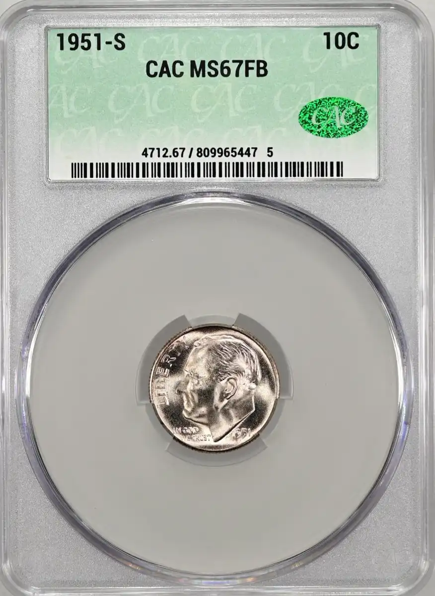 Guess-The-Grade-On-A-CACG-1951-S-Roosevelt-Dime