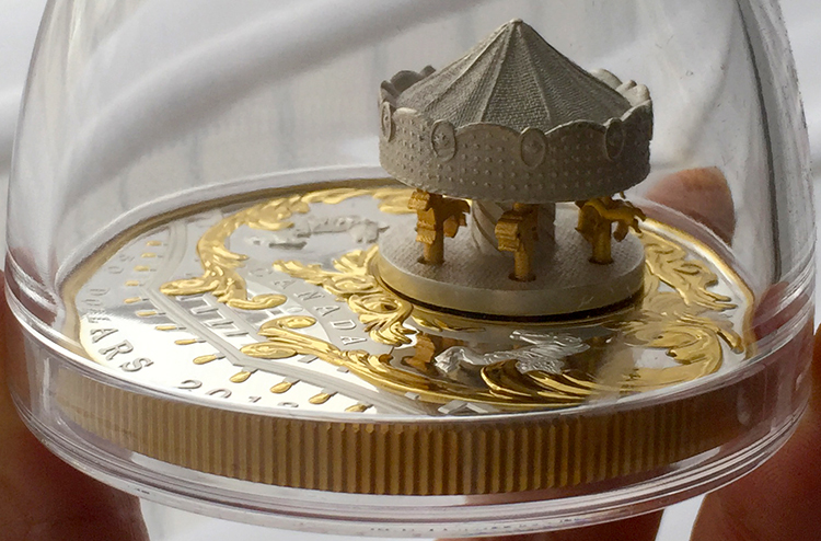 2018-Antique-Carousel,-Release-On-May-16th,-6-Oz,-$749.95,-Mintage-1000-Pcs