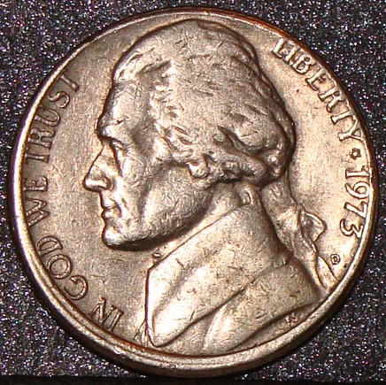 1973-D-Jefferson-Nickel-Off-Center-Strike