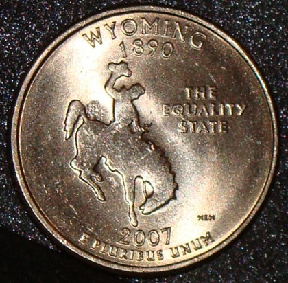 2007-P-Wyoming-Quarter-Die-Clash