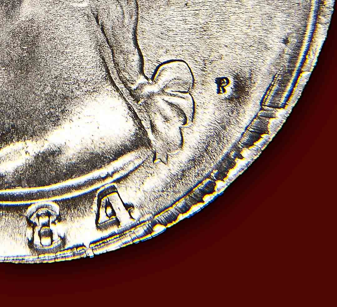 1988-Off-Center-Quarter-Struck-With-Inverted-Dies?-Collar-Clash?