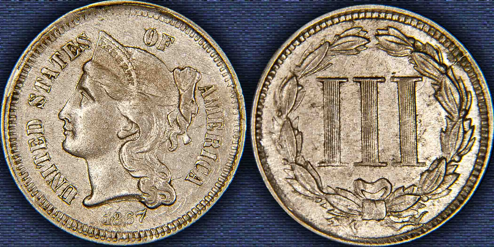 1867-Nickel-III¢---Clashed-Dies---Tilted-Dies---Help-With-Grade
