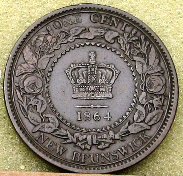 My-New-Lucky-Find.--1864-New-Brunswick-Cent-With-E-Over-F