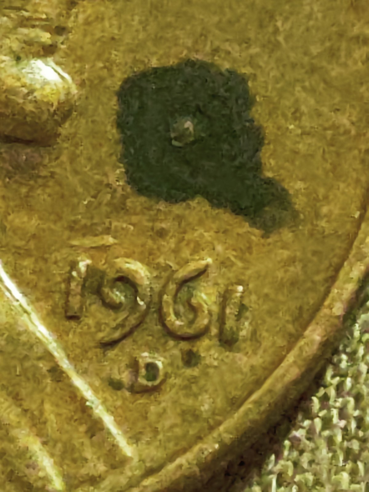 1961-D-Penny-Unusual-Marking