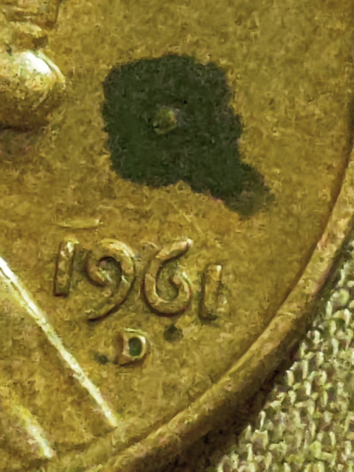 1961-D-Penny-Unusual-Marking