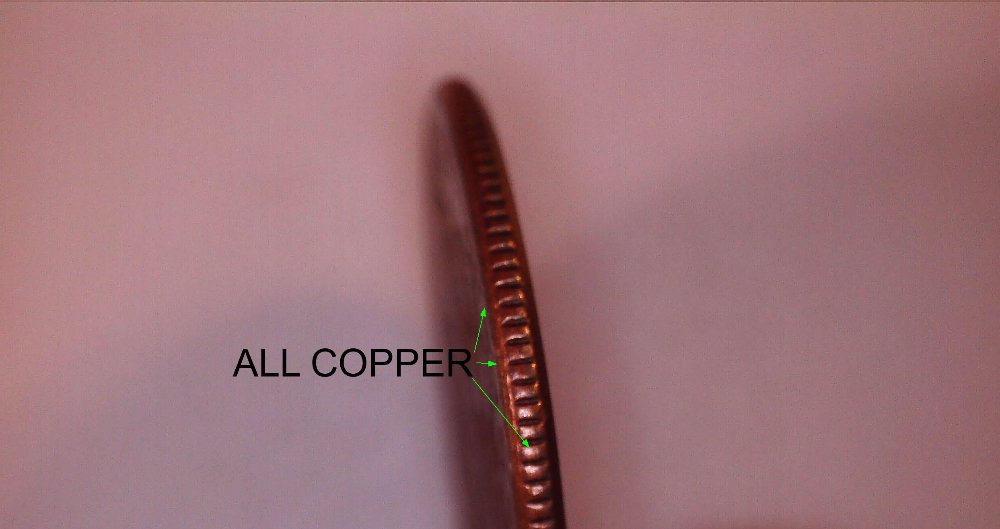 1999-D-Roosevelt-Dime-With-Copper-Color-2.2g-With-All-Copper-Ridge