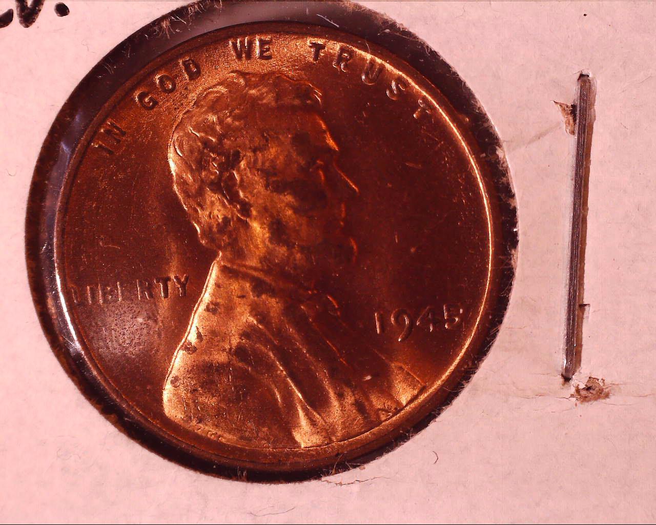 1945-Wheat-Penny-With-A-Bi-Color-Scneario