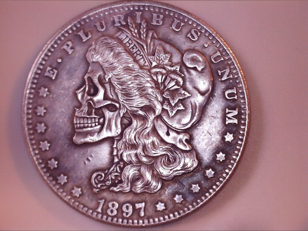 Hobo-1897-Morgan-Dollar--21.3g-Missing-5.43g