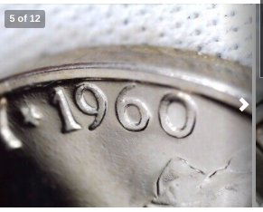 1960-Proof-Nickel-Struck-Thru-Wire-DDO