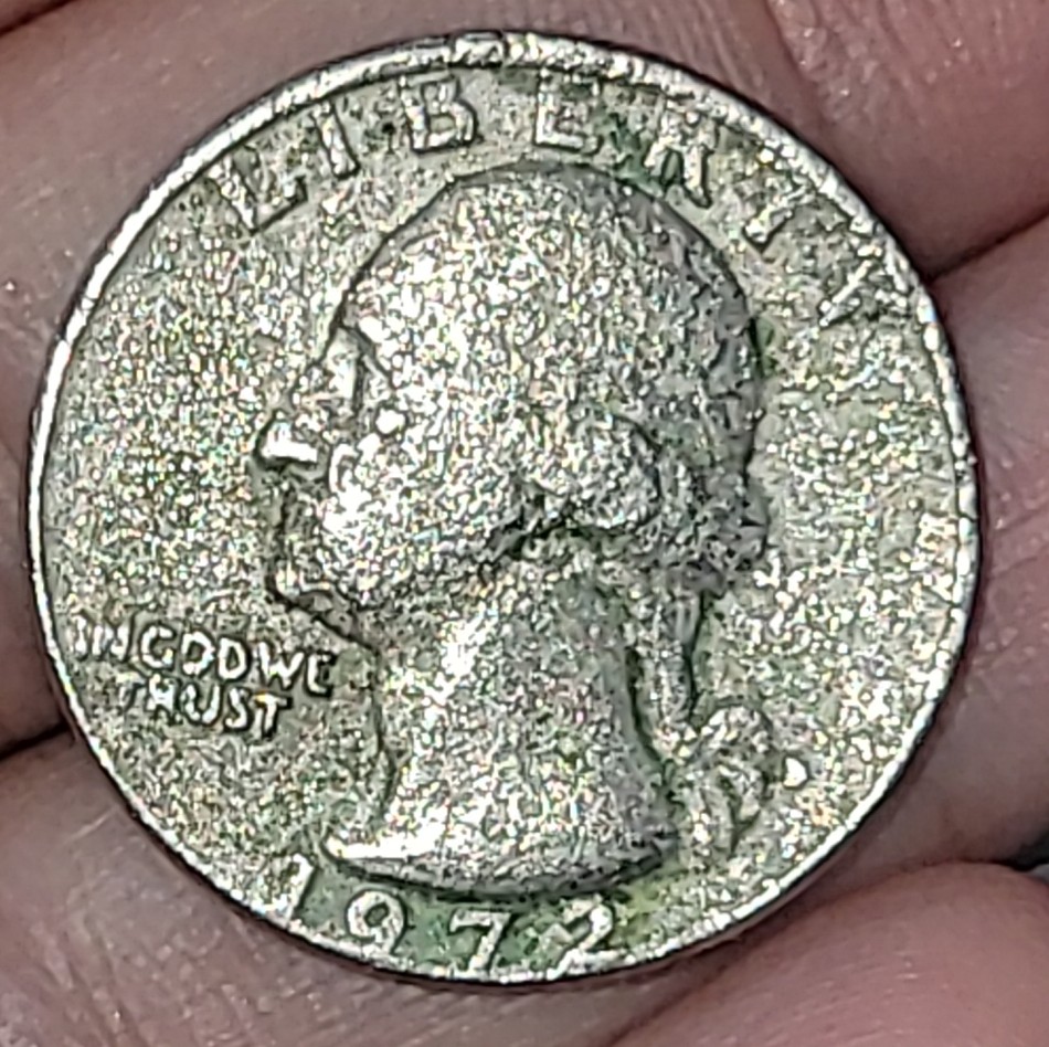 1972-D-Quarter-Very-Thin-And-Weighs-5.33