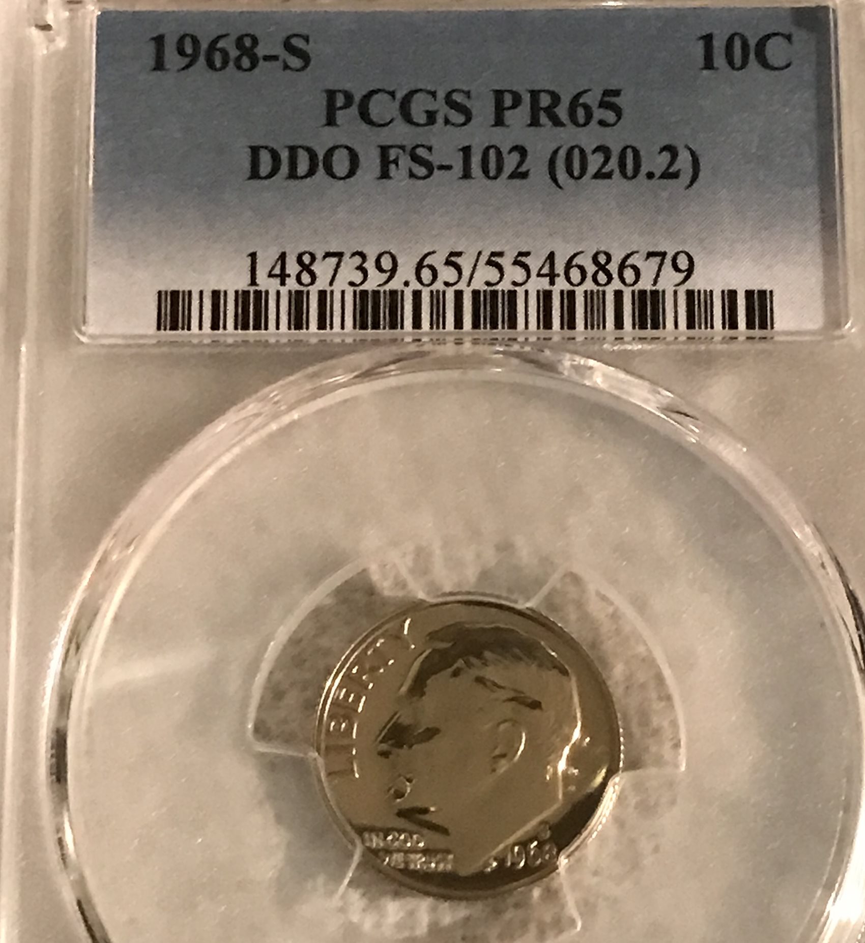 1968-S-Proof-Dime-DDO