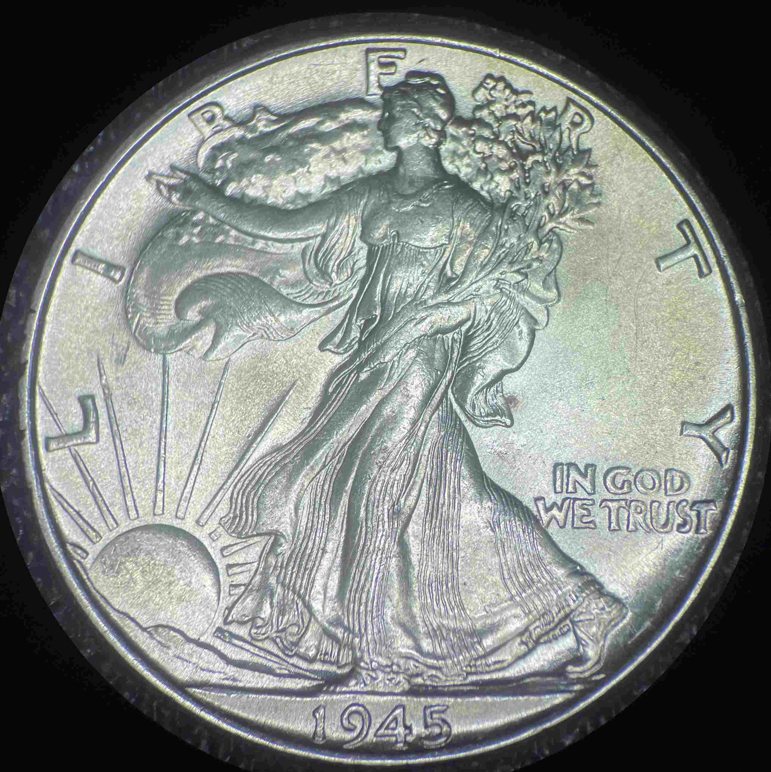 Need-Help-Here-For-A-Strange-Head-Of-1945-P-Walking-Liberty