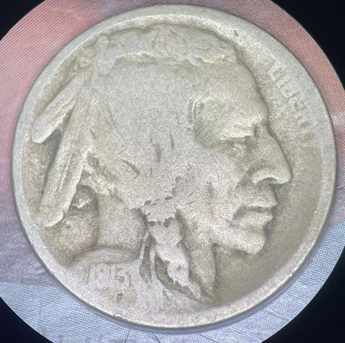 1913-S-Type-2--Buffalo-5-Cents-For-Grading