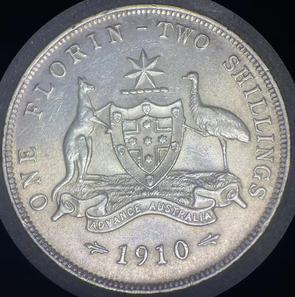 1910-Florin-Australia-For-Grading