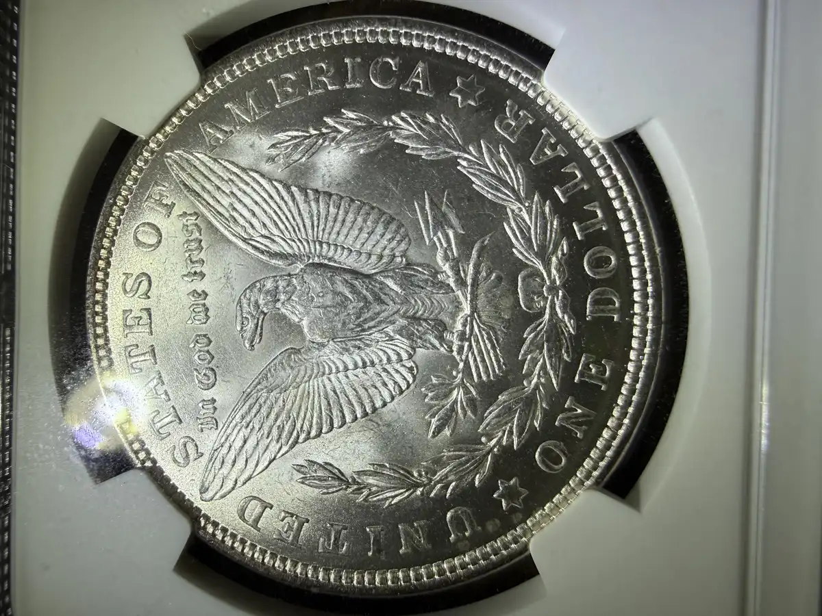 1921-Morgan-Dollar:-NGC-MS-62;-A-Possible-Slider?