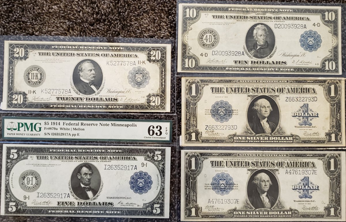 1914-And-1928-Federal-Reserve-Note-Set