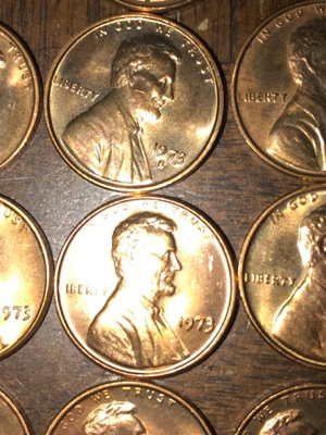 1973-S-D-And-No-Mint-Mark-Uncirculated-Pennies