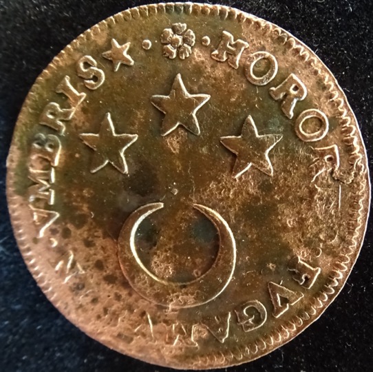 Intruiging-Red-Copper-Token-Or-Jeton,-Need-Your-Help