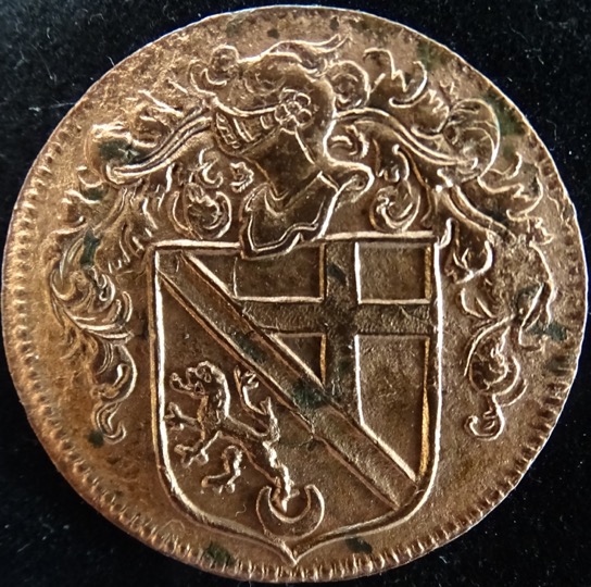 Intruiging-Red-Copper-Token-Or-Jeton,-Need-Your-Help
