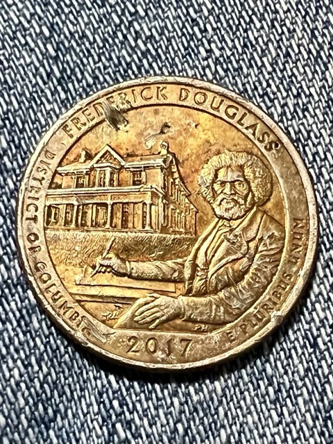 Why-Is-This-2017-D-Frederick-Douglass-Quarter-Yellow?-Is-There-A-Name-For-This?