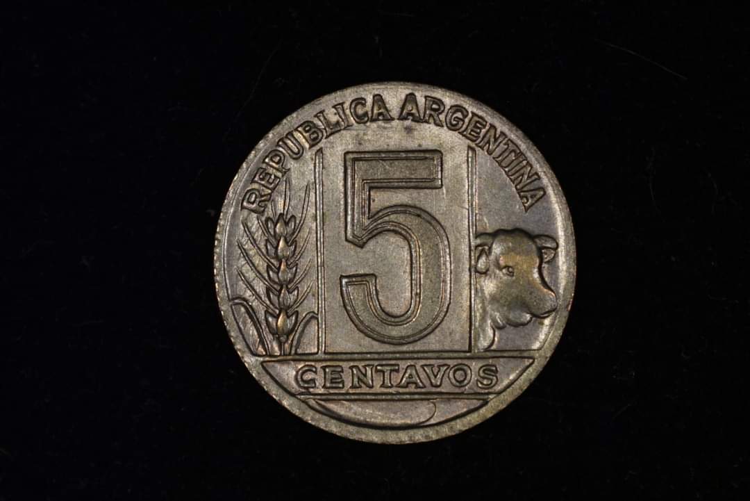 1950-Argentina-5-Centavos-Clash
