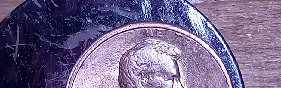 1985-P-1-Cent.-Has-This-Coin-Been-Struck-With-A-Grease-Filled-Die?--A-Deteriorated-Die?