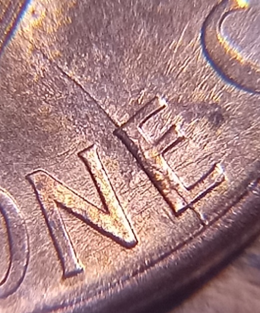 1993-P--1-Cent.-Is-This-A-Die-Crack?-On-Reverse,-Under-The-Memorial.